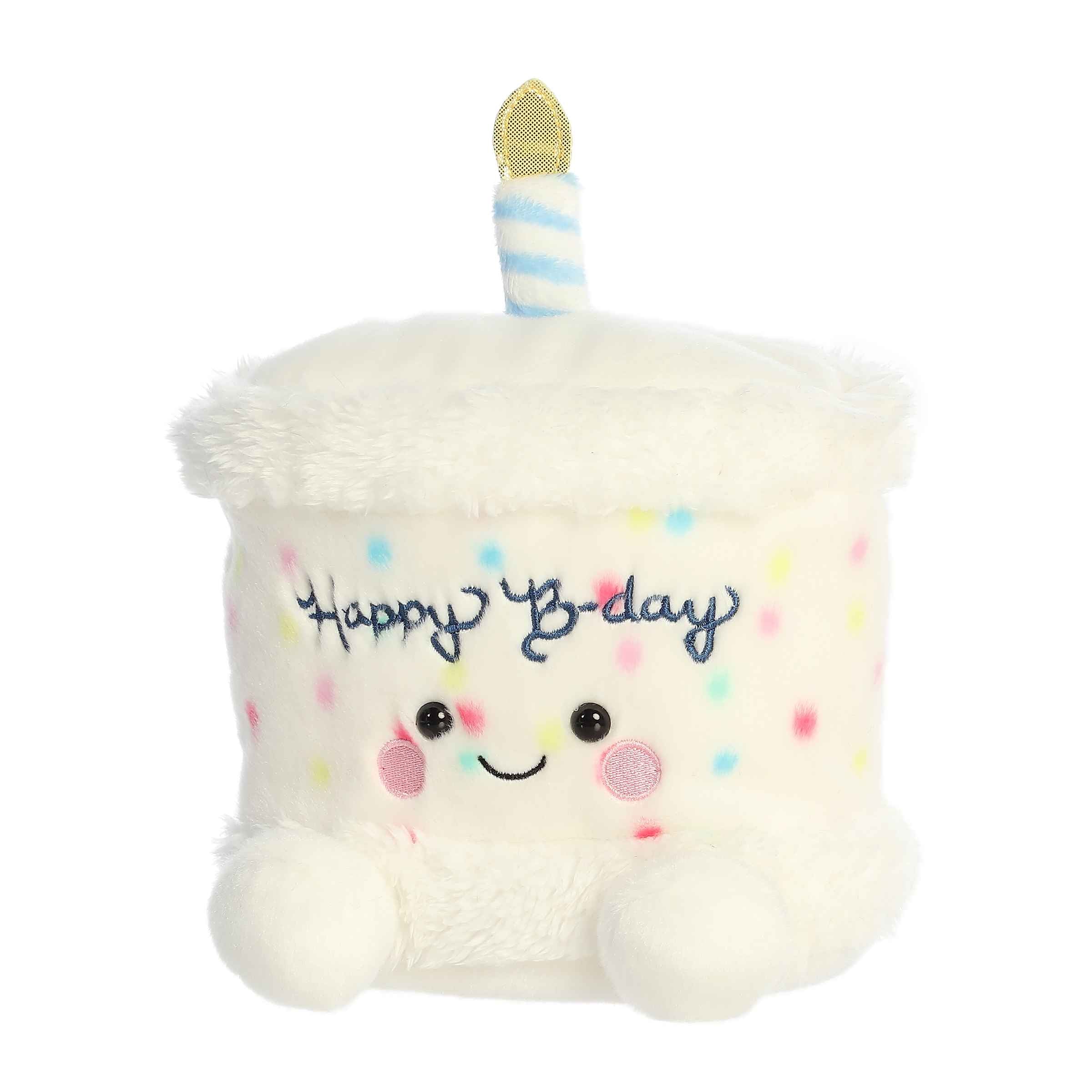 Plush Aurora - Palm Pals - Party Sized - 8" Happy B'Day Cake