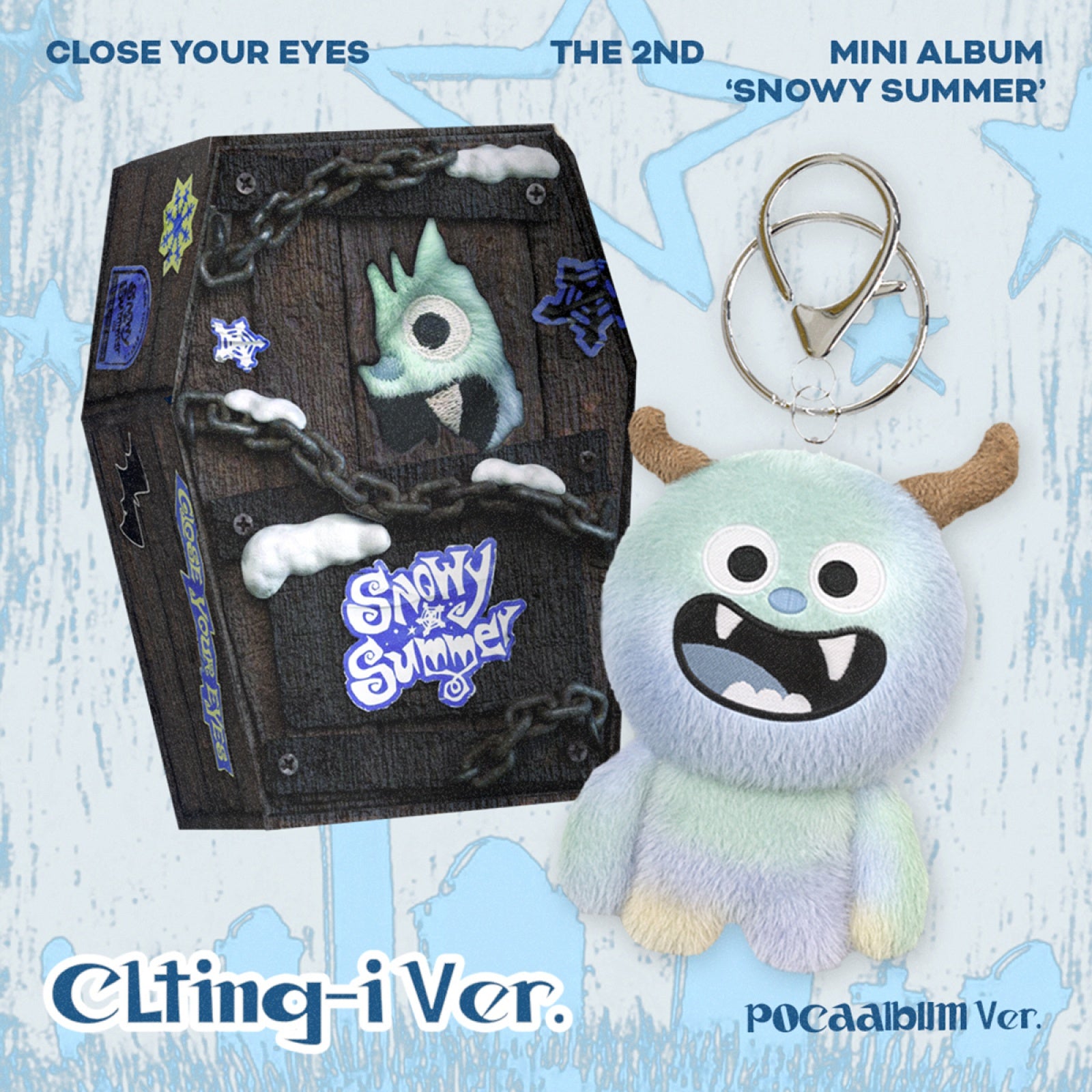 CLOSE YOUR EYES 2nd Mini Album "Snowy Summer" (Clting-I Ver.)