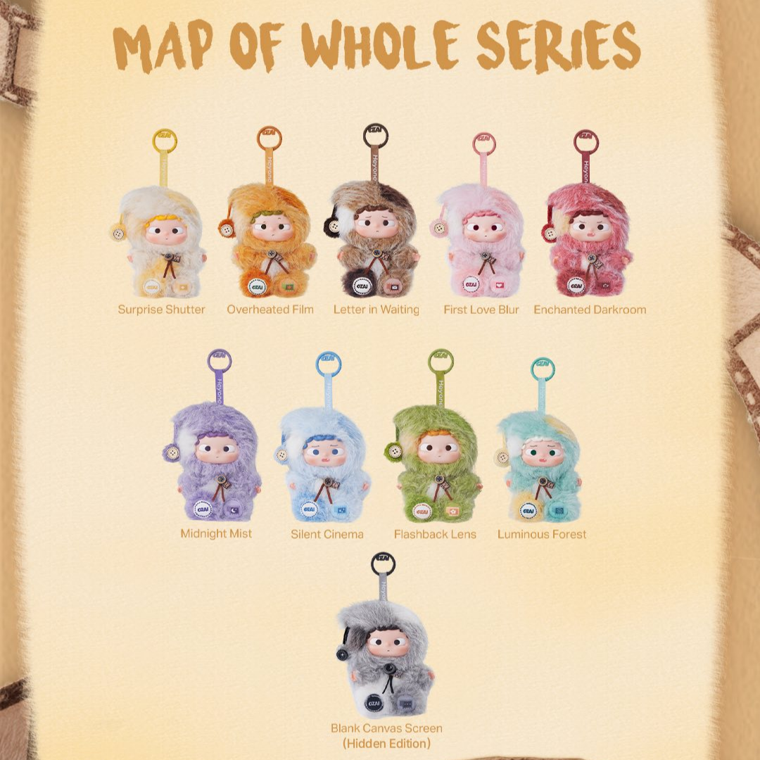 Ozai Framed in Memory Plush Blind Box