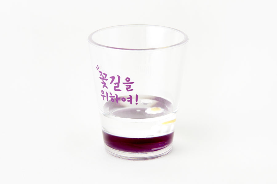 Figure Soju Glass: 'Down the Flower Road' (50ml)