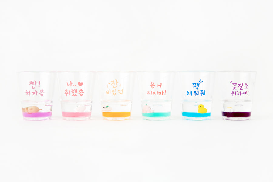 Figure Soju Glass: 'Cheers! It's Empty' (50ml)
