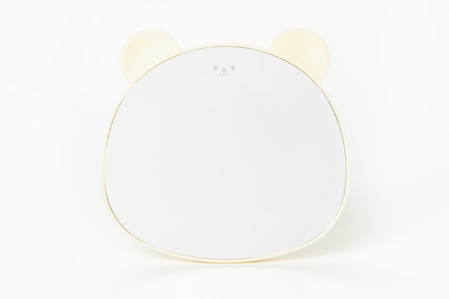 Desk Mirror Bear Ivory