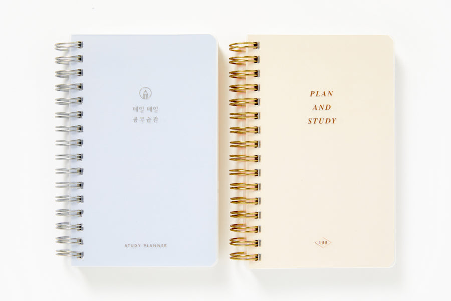Mini Planner 'Plan & Study' Ivory
