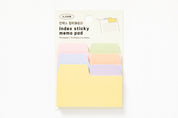 Sticky Memo Pad Index 6 Color