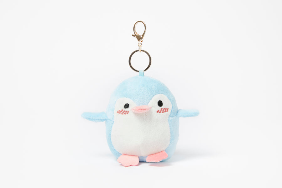 Bag Charm I LOVE YOU FAT GUIN BLUE