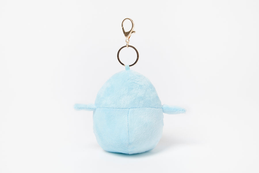 Bag Charm I LOVE YOU FAT GUIN BLUE
