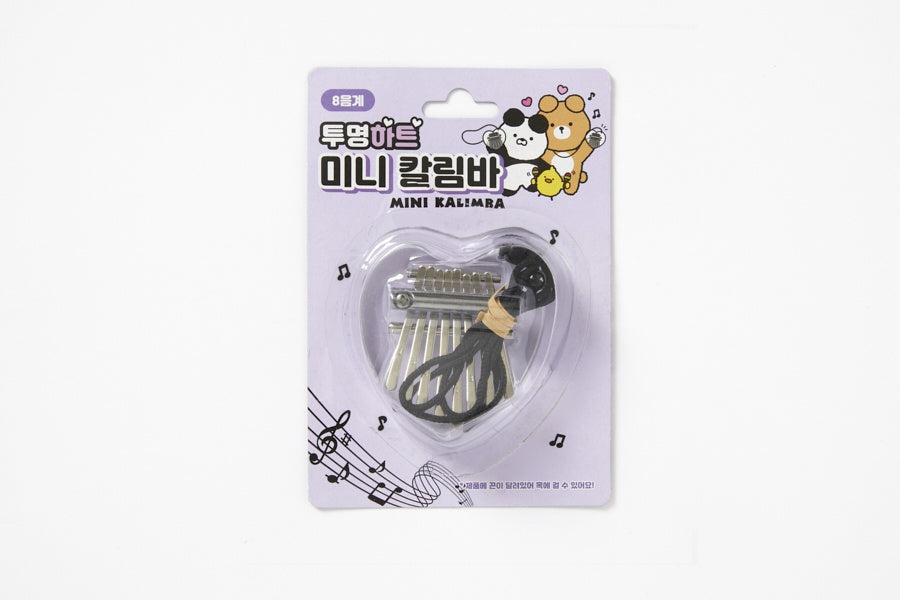 Mini Kalimba - Transparent Heart