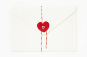 Letter Paper Bear Heart Eyelet