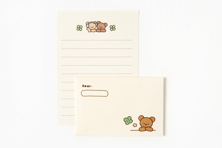 Clover Bear Letter Paper