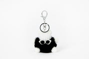 BAG CHARM DUSTY BLACK