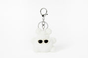 BAG CHARM DUSTY WHITE