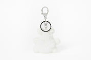 BAG CHARM DUSTY WHITE