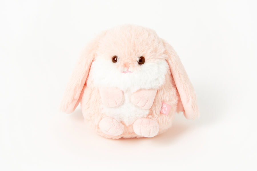 PLUSH ANIMAL SERIES PINK RABBIT MEDIUM