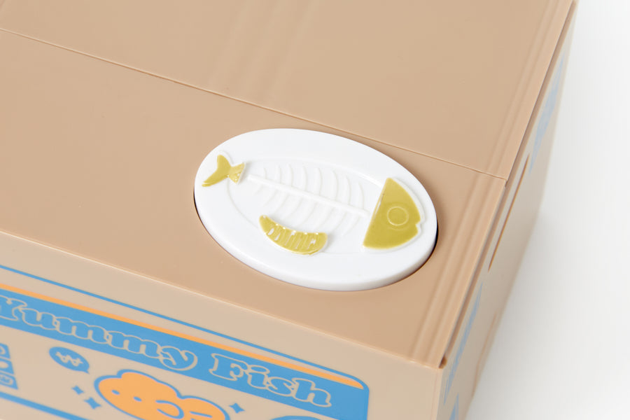 Piggy Bank Cat Yummy Fish