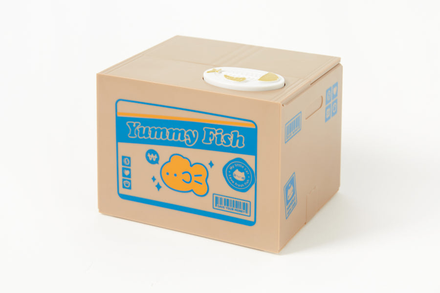 Piggy Bank Cat Yummy Fish