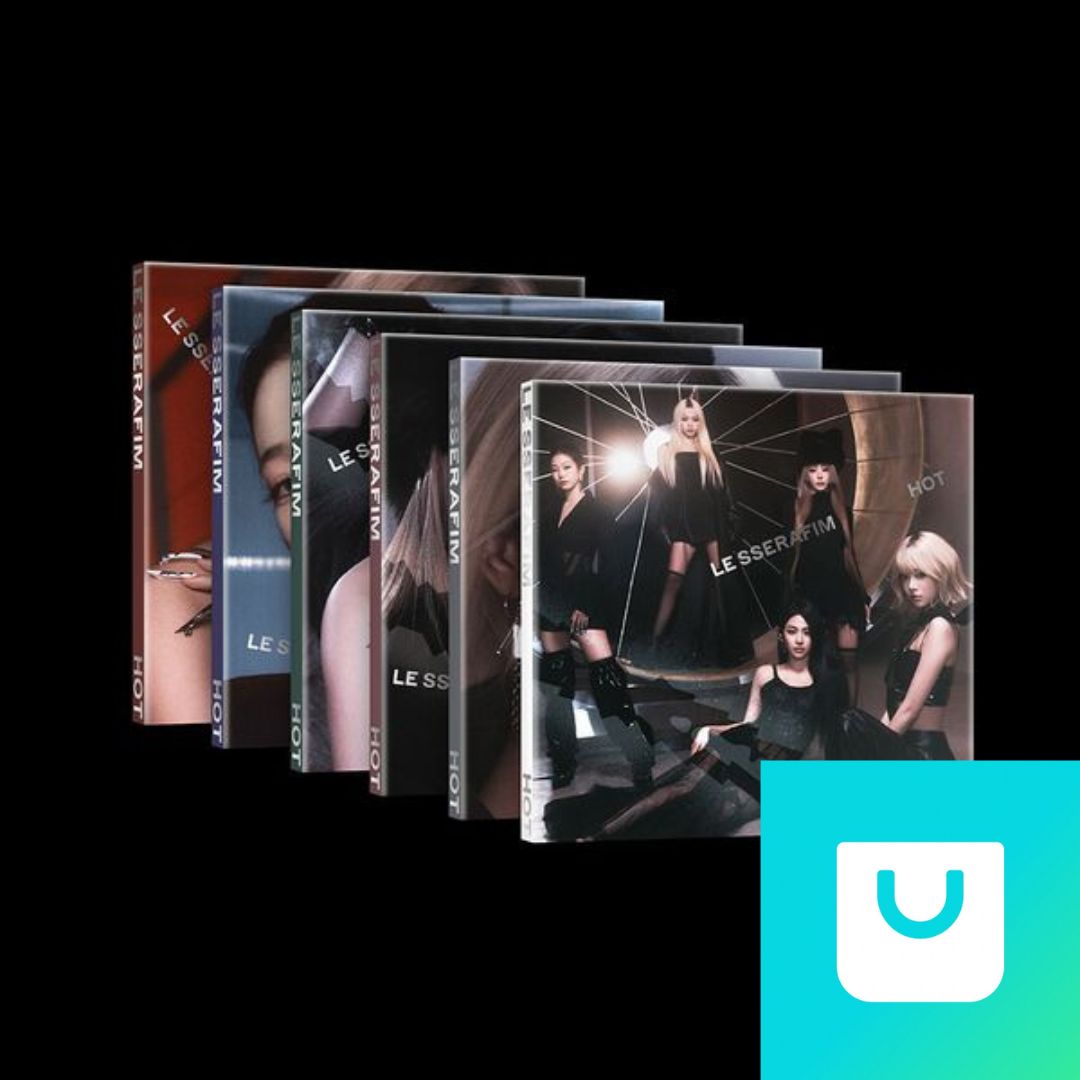 Le Sserafim 5th Mini Album "HOT" (Compact Ver.) (Set) + Weverse Shop POB