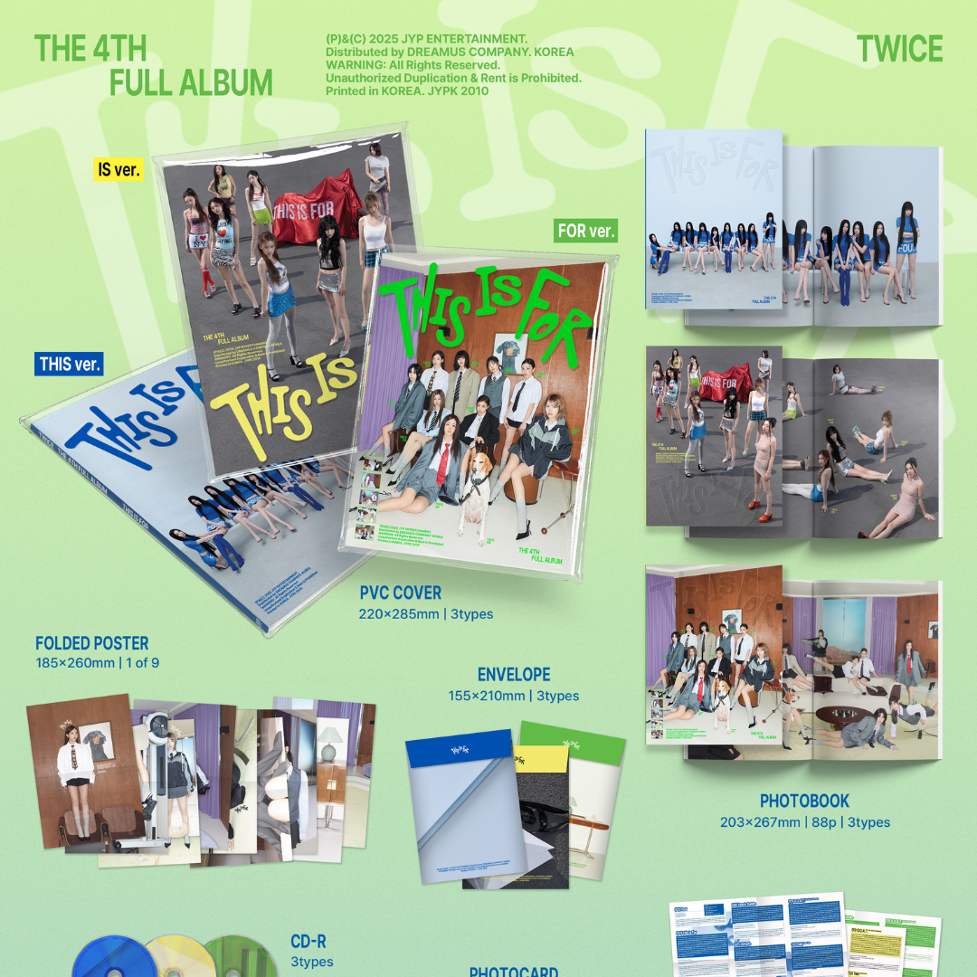 TWICE 4th Album "THIS IS FOR"