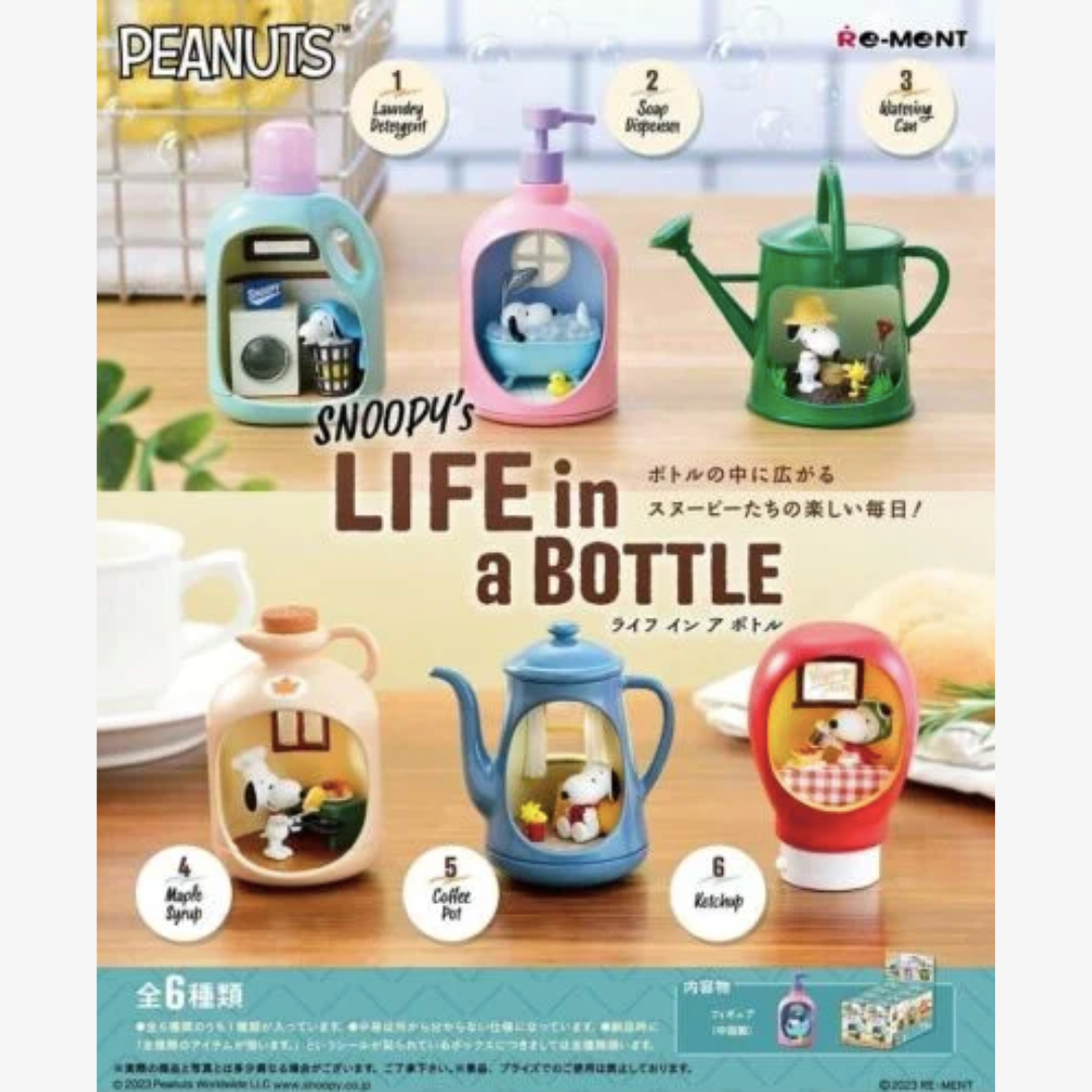 Re-ment Snoopy Blind Box Life in a Bottle