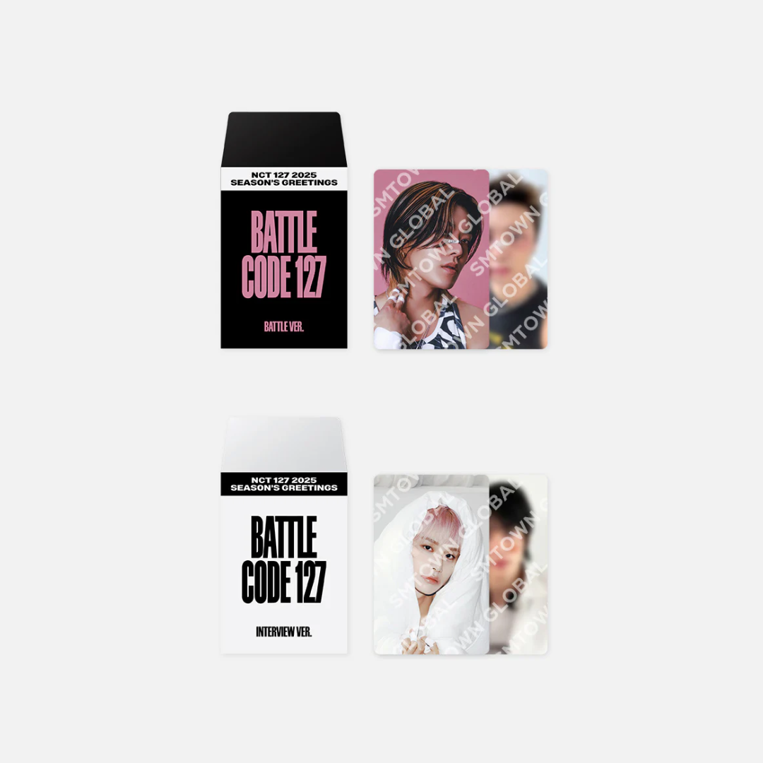 2025 SM ARTIST SEASON’S GREETINGS 28 RANDOM TRADING CARD SET (NCT 127 Ver.) 2 Versions