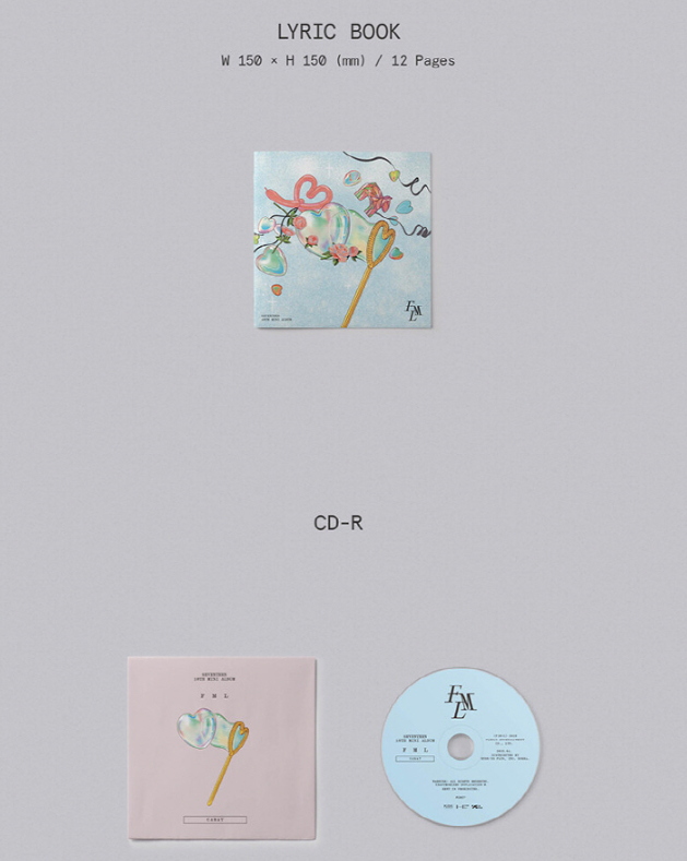Seventeen 10th Mini Album "FML" (Carat Ver.)