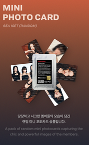 Le Sserafim Mini Photo Card "FLAME RISES"