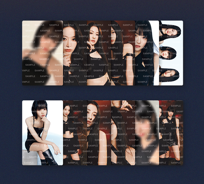 Le Sserafim Mini Photo Card "FLAME RISES"