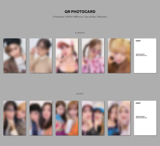 Le Sserafim 3rd Mini Album "EASY" (Weverse Ver.)