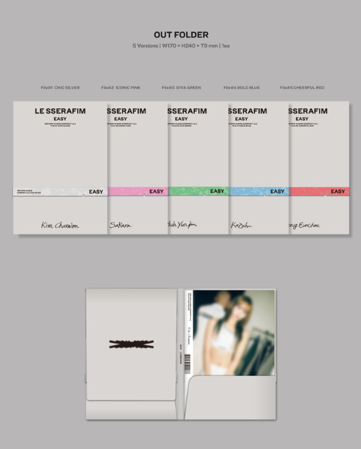 Le Sserafim 3rd Mini Album "EASY" (Compact Ver.)