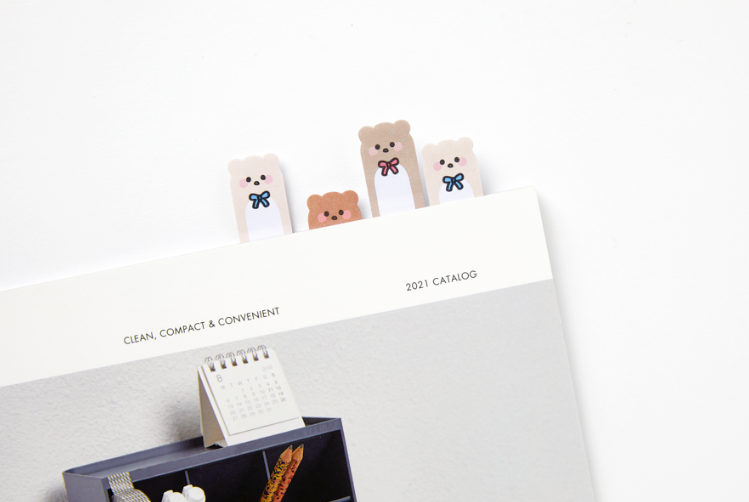 Bear Index Sticky Notes