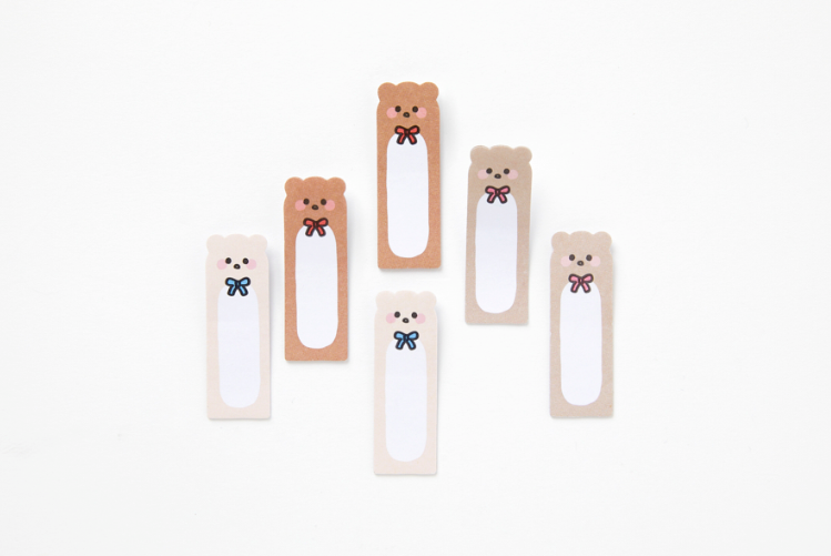 Bear Index Sticky Notes