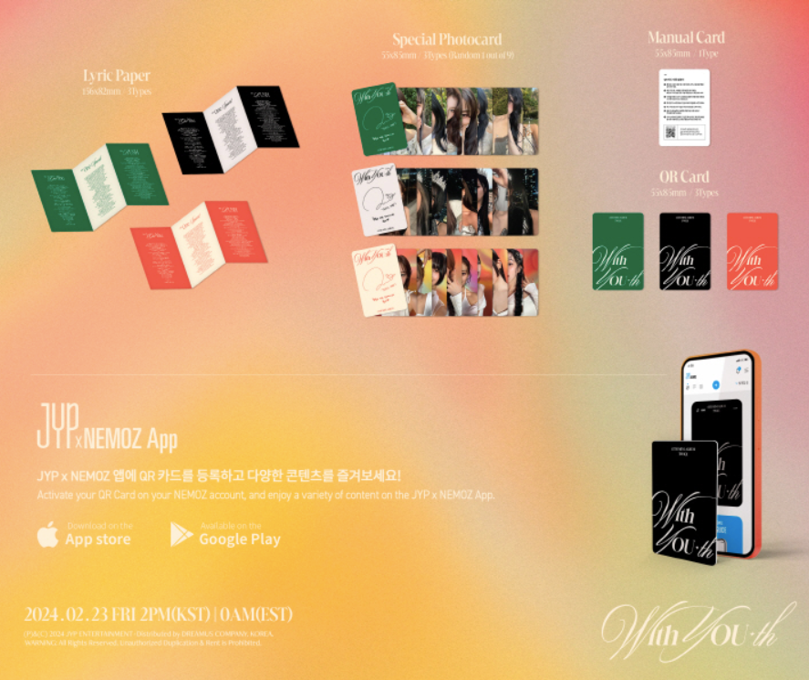 TWICE 13th Mini Album "With You-th" (Nemo Ver.)