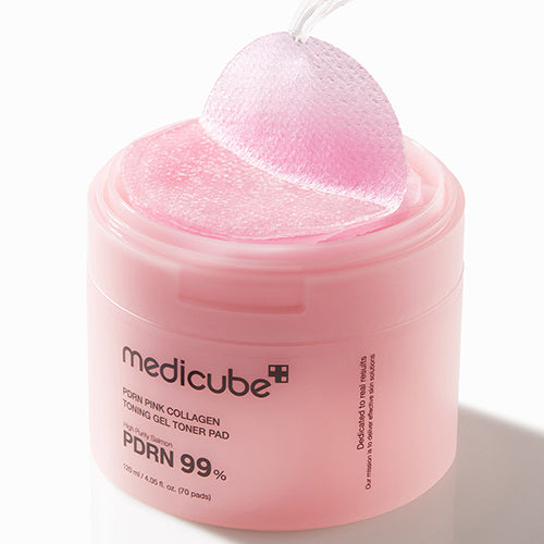medicube PDRN Pink Collagen Toning Gel Toner Pad (70ea)