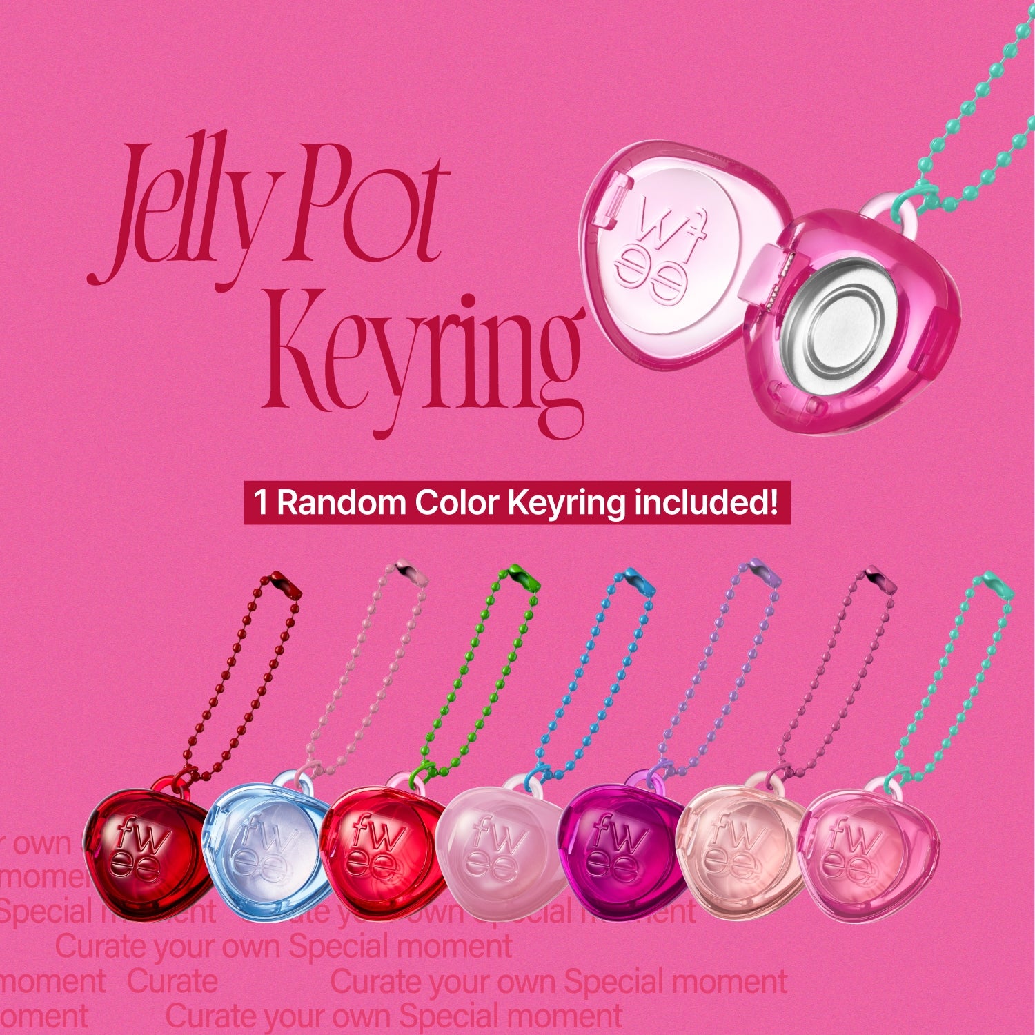 FWEE Keyring Lip&Cheek Glowy Jelly Pot