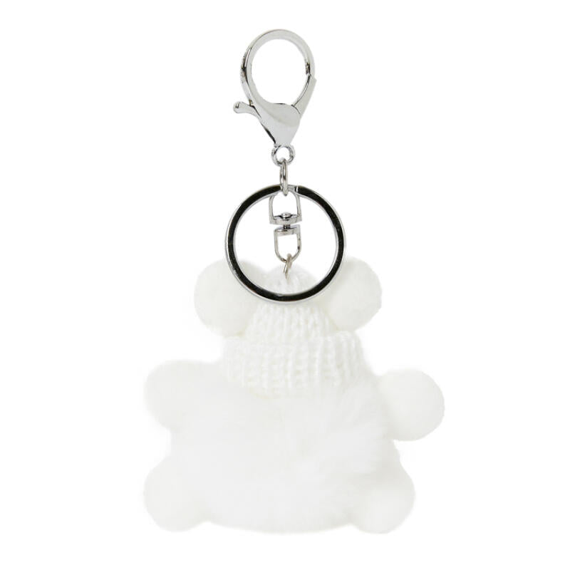 BAG CHARM DUSTY WHITE