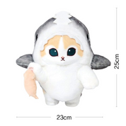 Bag Charm Mofusand Grey Shark Costume Squid Cat