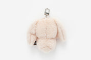 Flying Yellow Bunny Plush Bag Charm