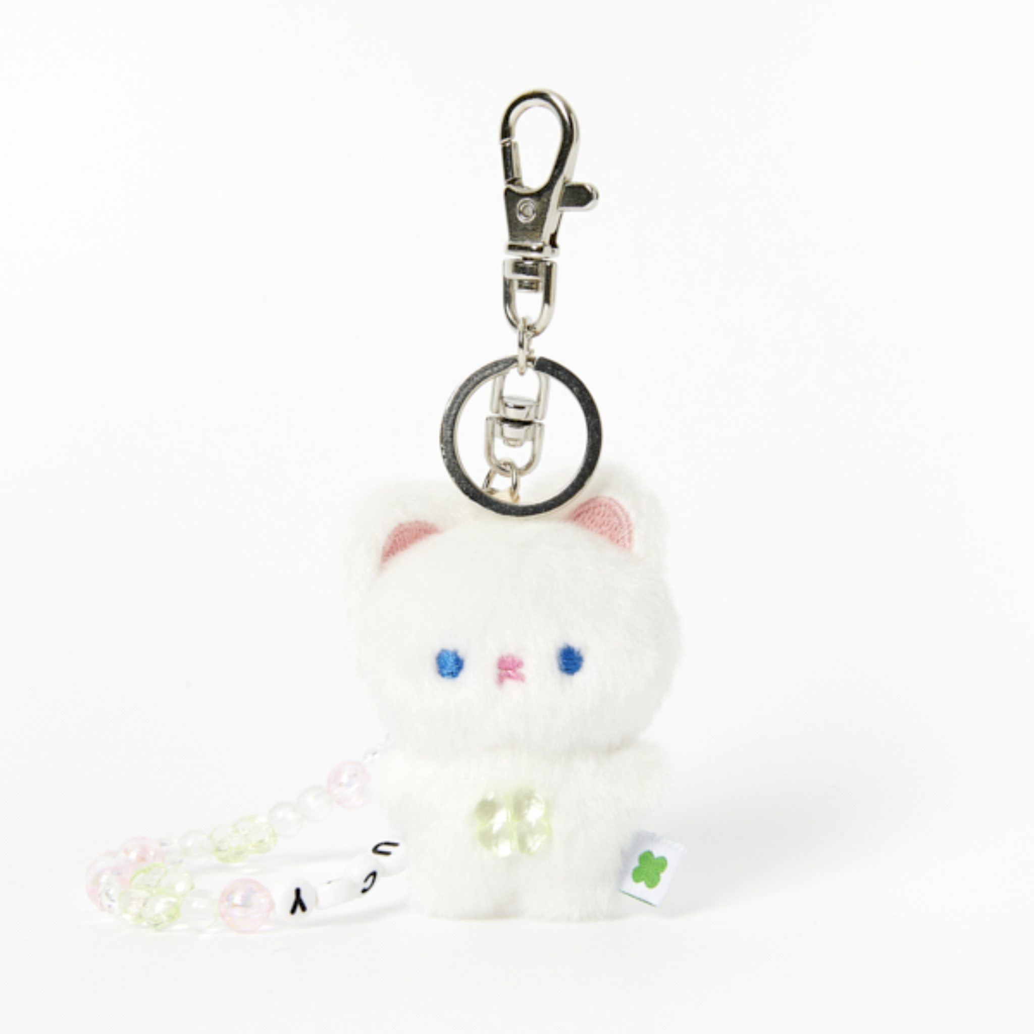 Mini Keyring Clover Charm Cat