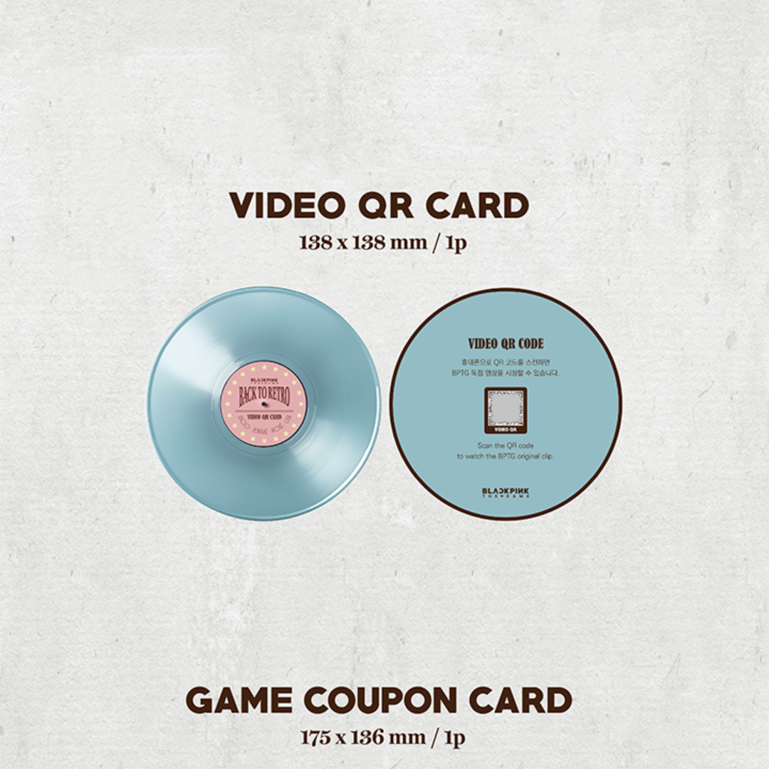 BLACKPINK The Game Photocard Collection "Back To Retro"