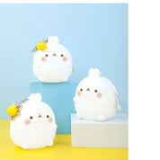 MOLANG SILICON POUCH KEYRING