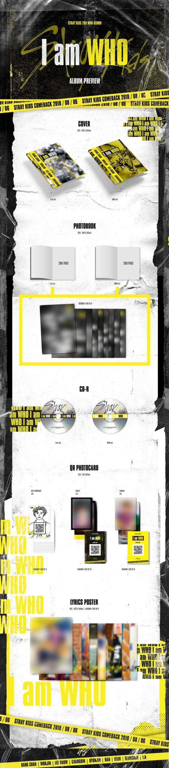 Stray Kids 2nd Mini Album "I Am Who"