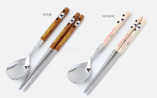 Rilakkuma Spoon + Chopsticks Set