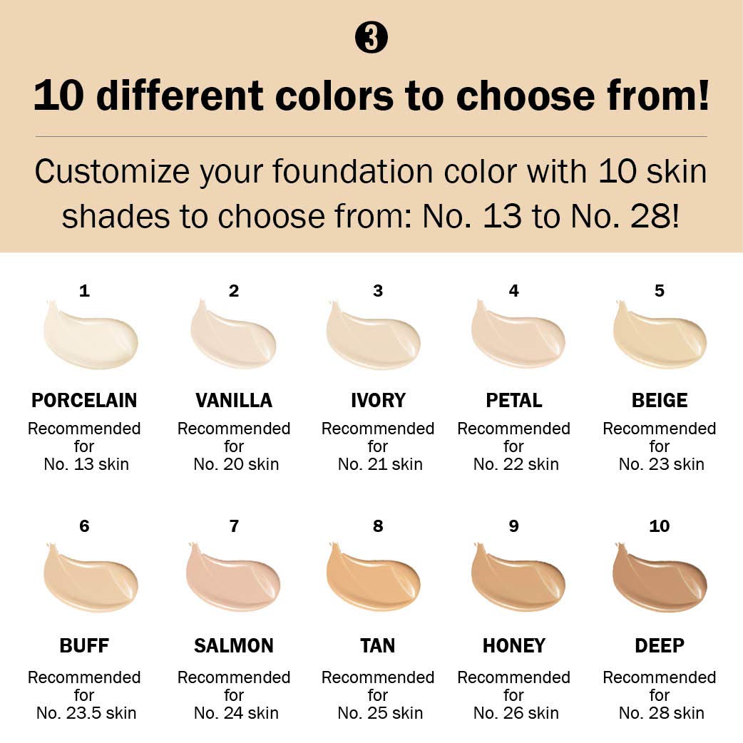 Espoir - Be Glow Foundation - 10 Styles