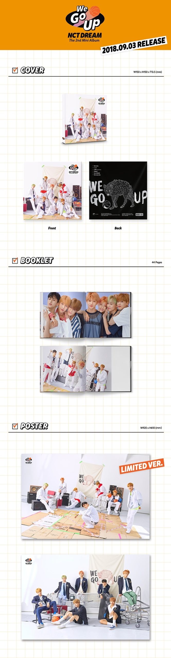 NCT Dream 2nd Mini Album: We Go Up