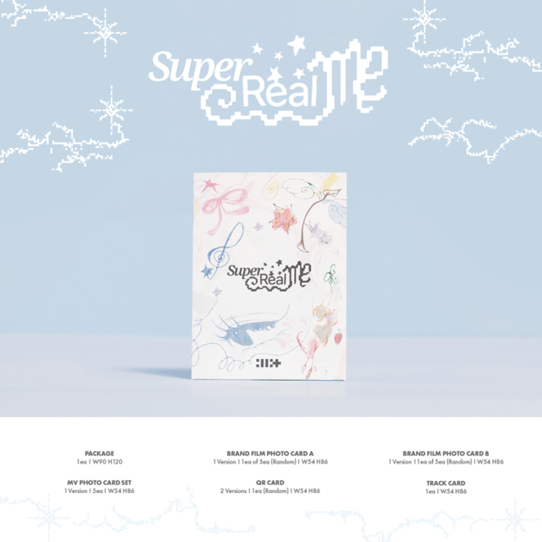 ILLIT - 1st Mini Album ['SUPER REAL ME' (Set) + 'SUPER REAL ME' (Weverse Albums ver.)] Set + Weverse POB