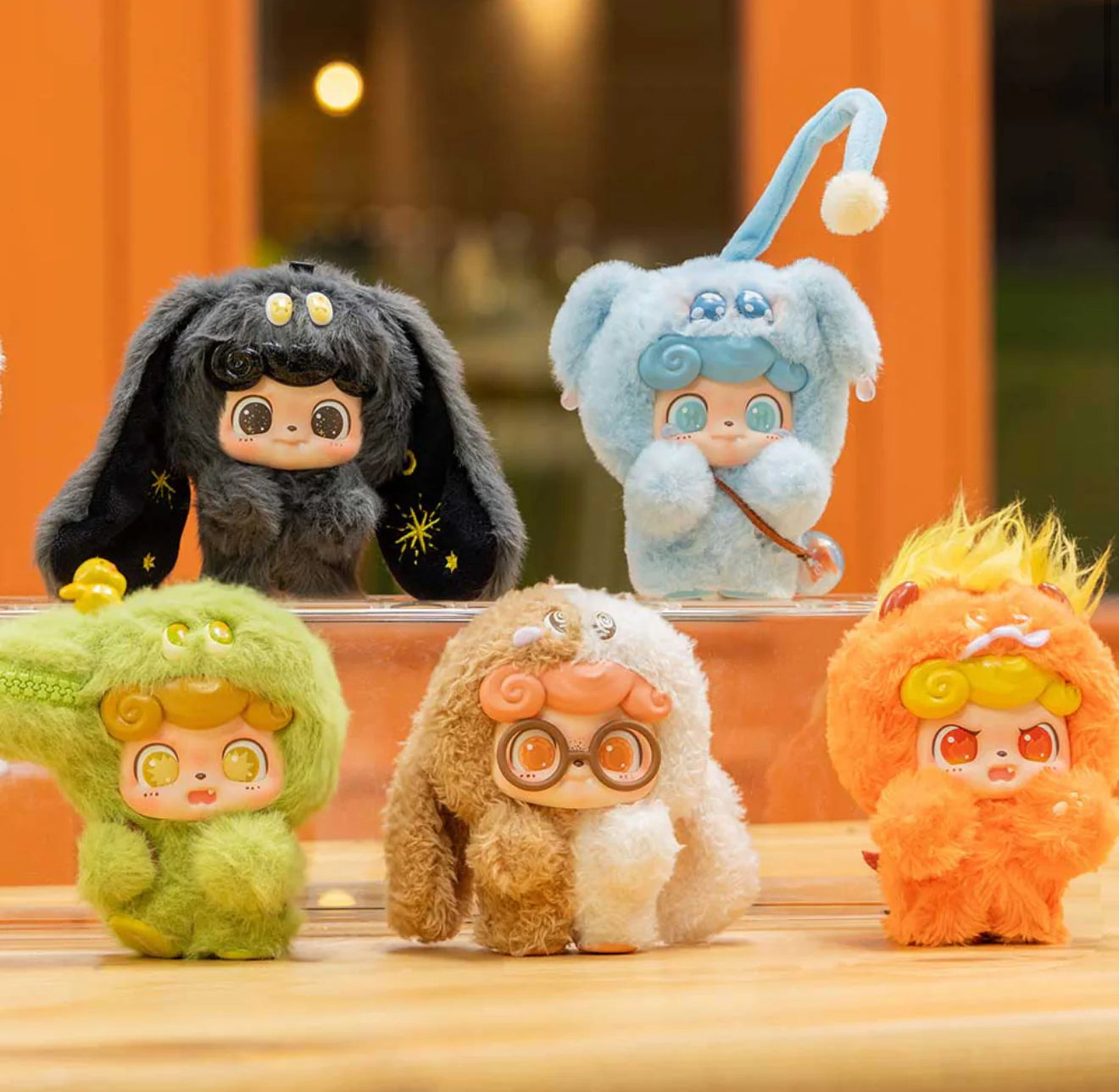 Q.Kid Emotional Hairy Monsters Blind Box