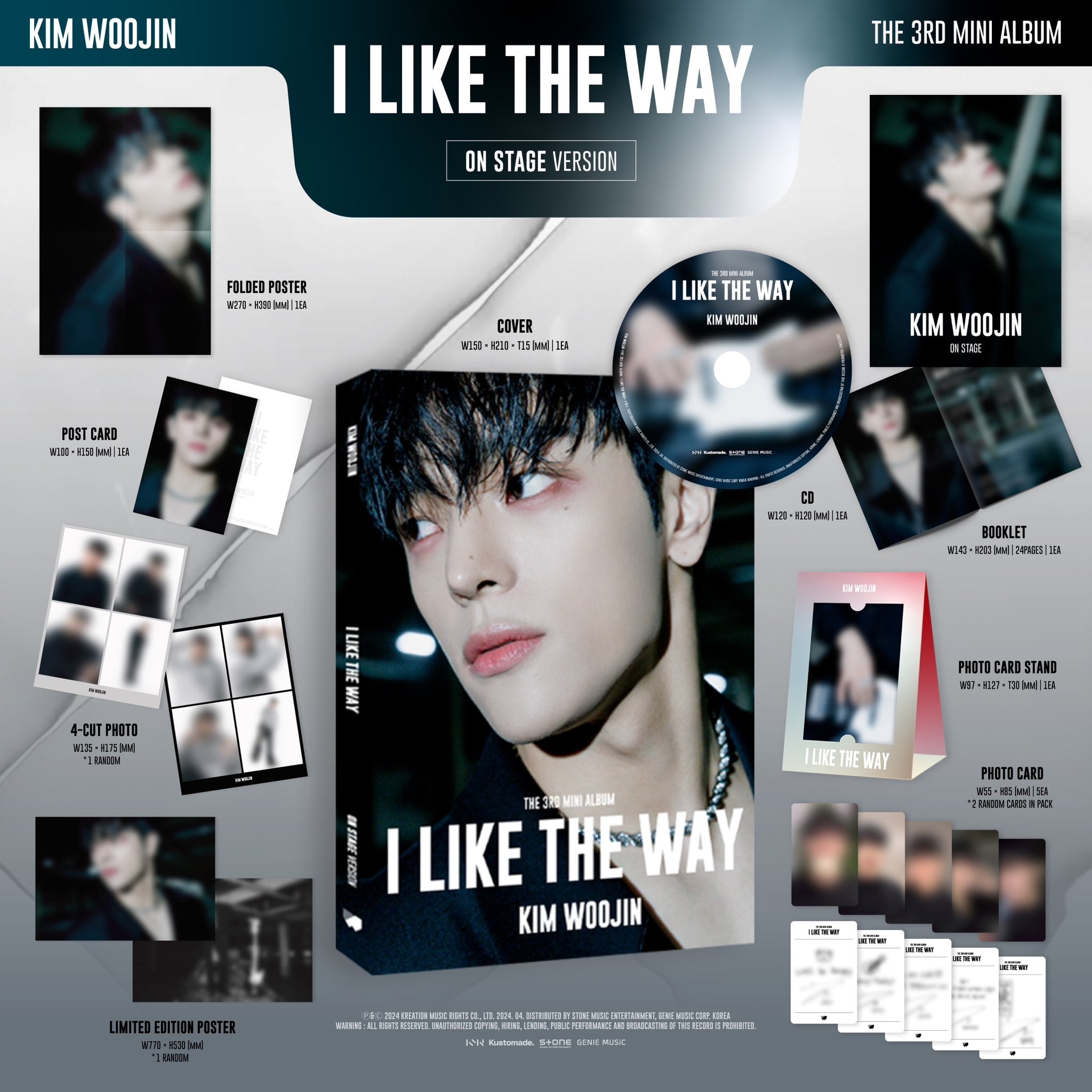 Kim Woojin 3rd Mini Album "I LIKE THE WAY"