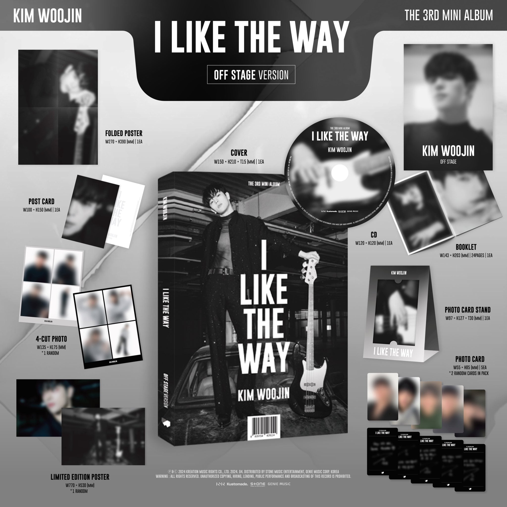 Kim Woojin 3rd Mini Album "I LIKE THE WAY"