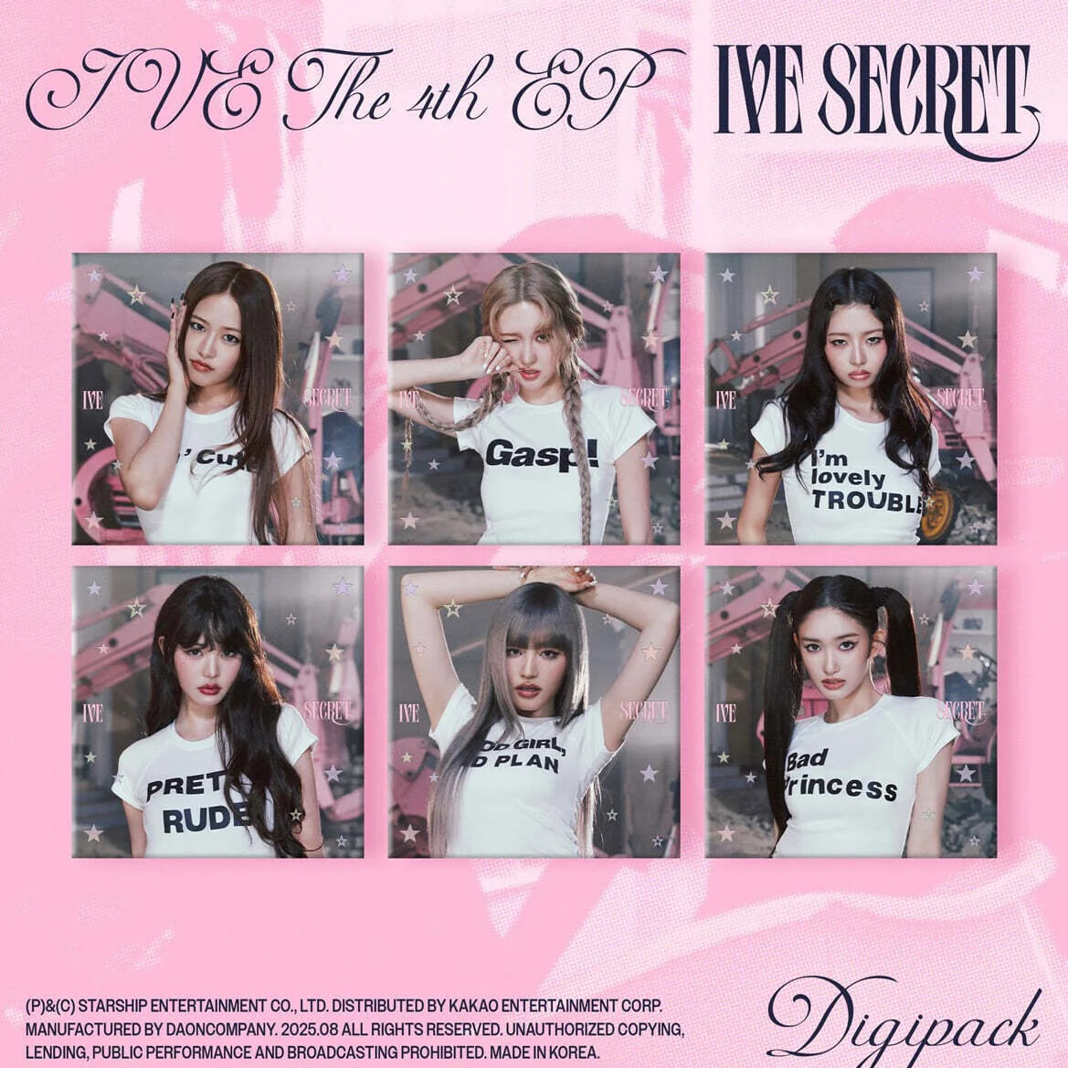 IVE 4th EP Album "IVE SECRET" (Digipack Ver.)