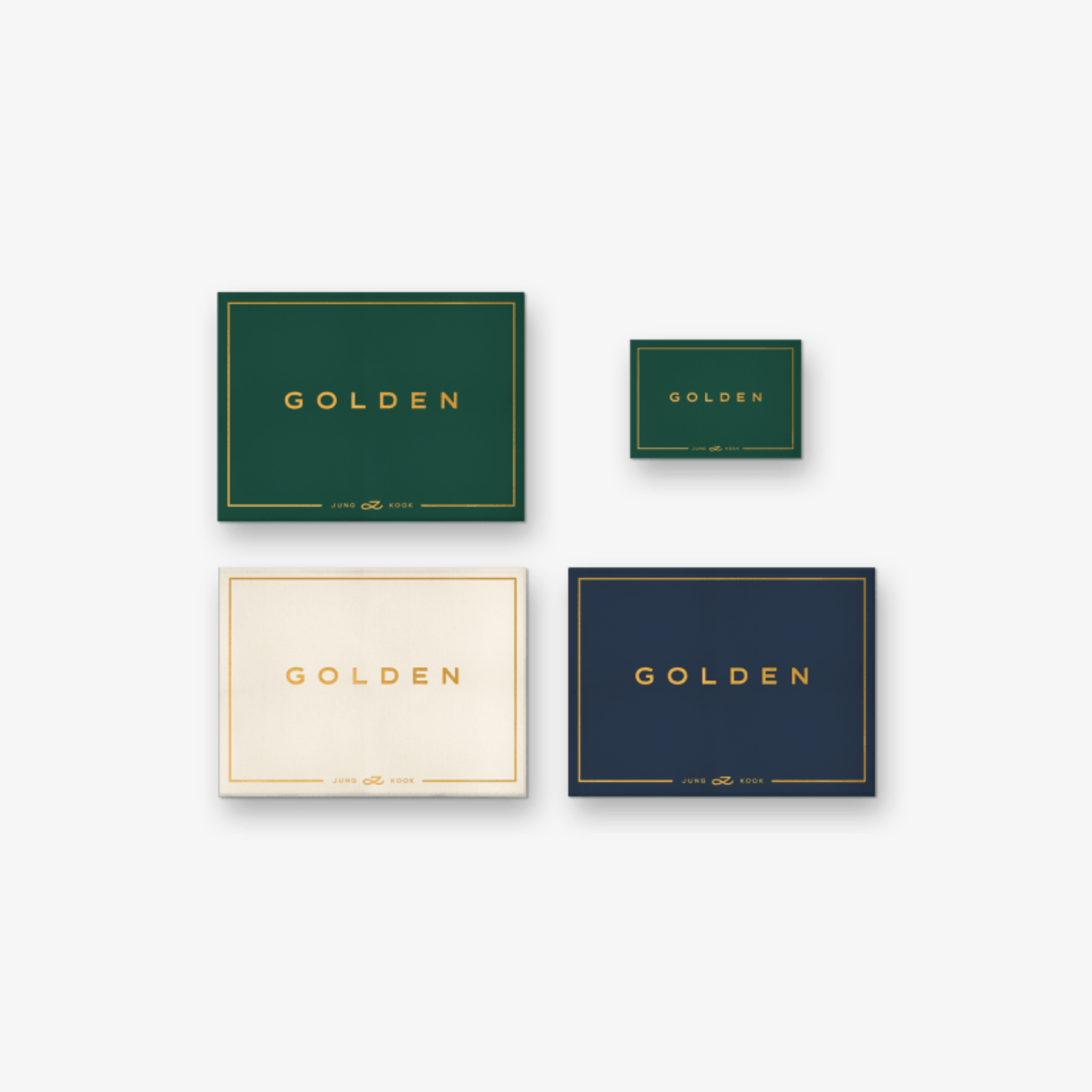 JUNGKOOK GOLDEN SET + GOLDEN WEVERSE ALBUM VER [WEVERSE POB