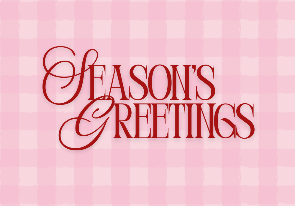 New Year, New Greetings!